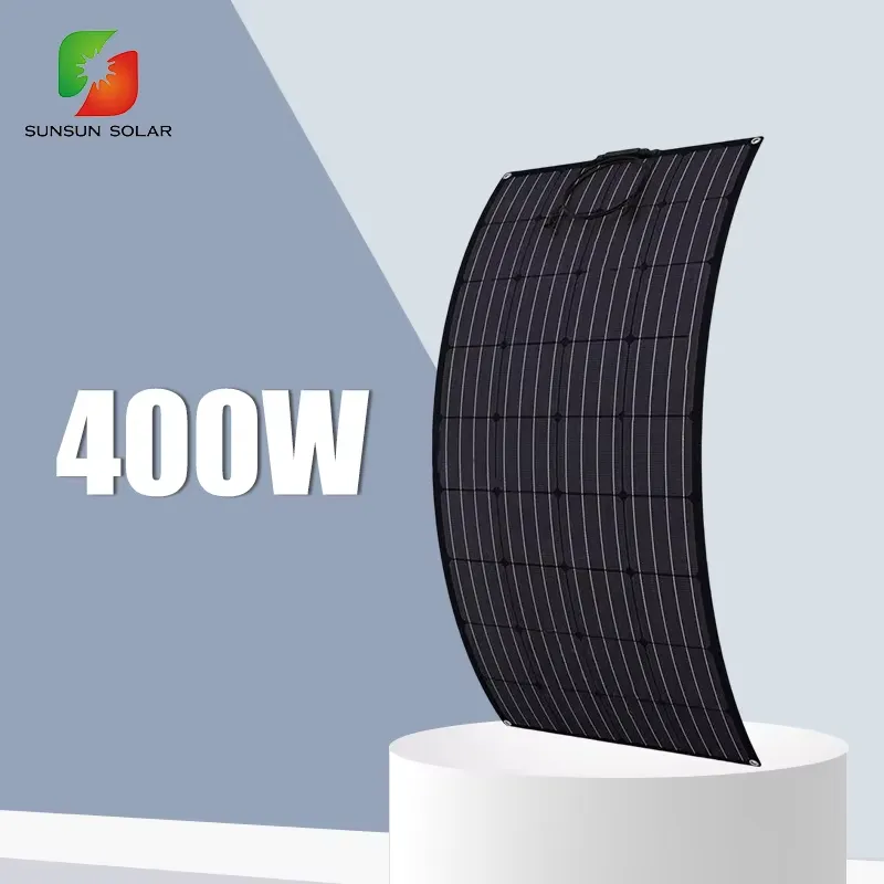 Solar Panel Monocrystalline - Painéis Solares Flexíveis ETFE de 400W