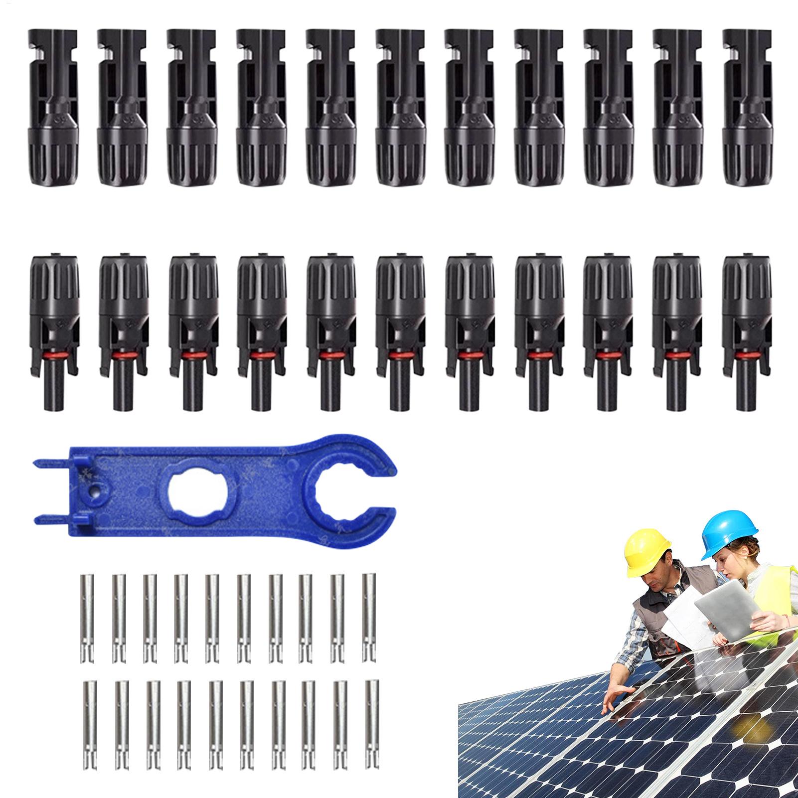 10 pares de conectores solares - Solar Cable Mc4 Connector avaliação e preço