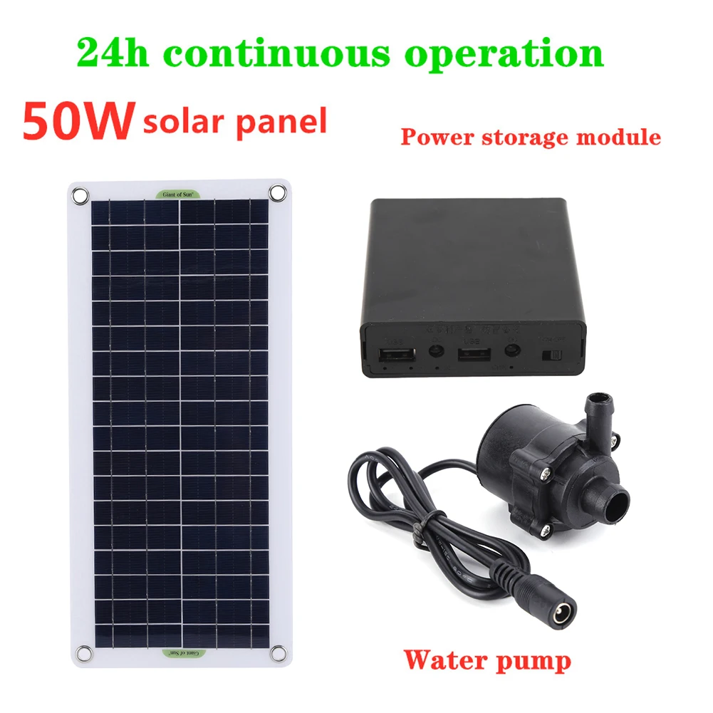 Bomba de Água Solar Sem Escova - Solar Panel Monocrystalline avaliação e preço