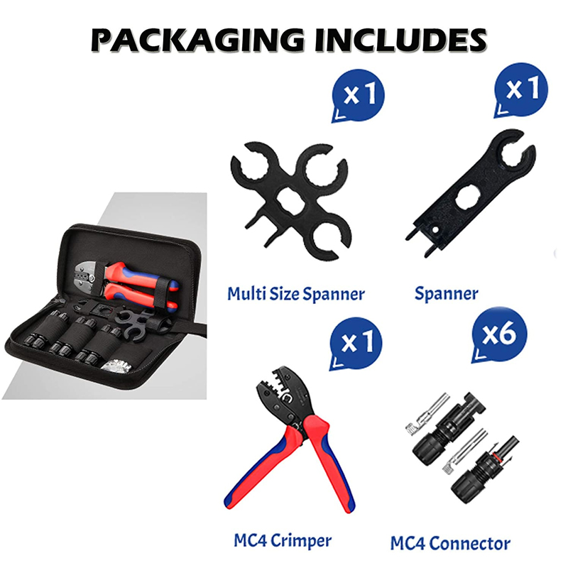 Kit de ferramentas de prensage - Solar Cable Mc4 Connector avaliação e preço