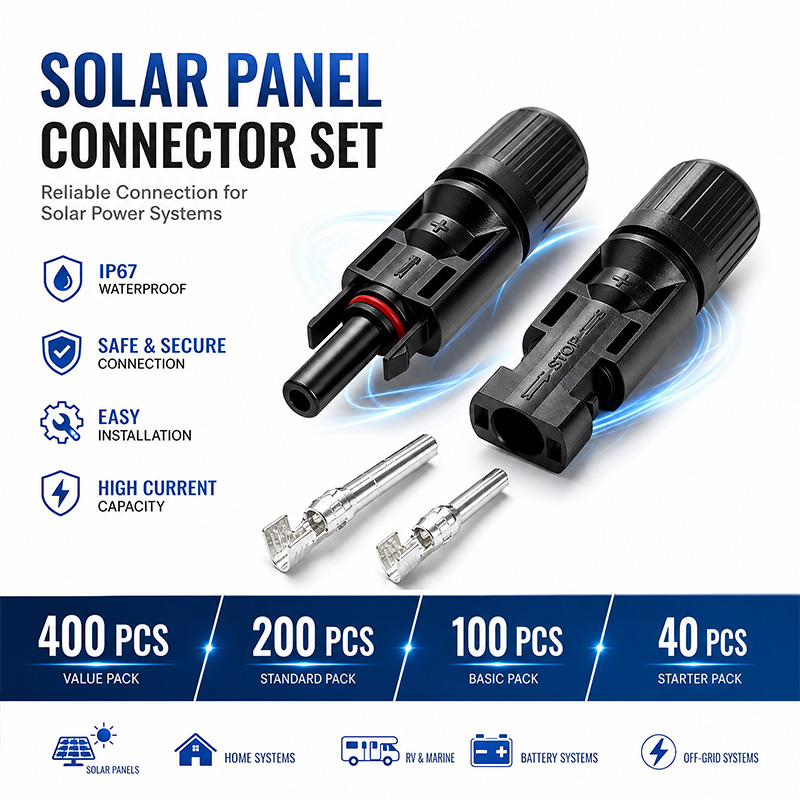 Kit de Conectores para Painel  - Solar Cable Mc4 Connector avaliação e preço