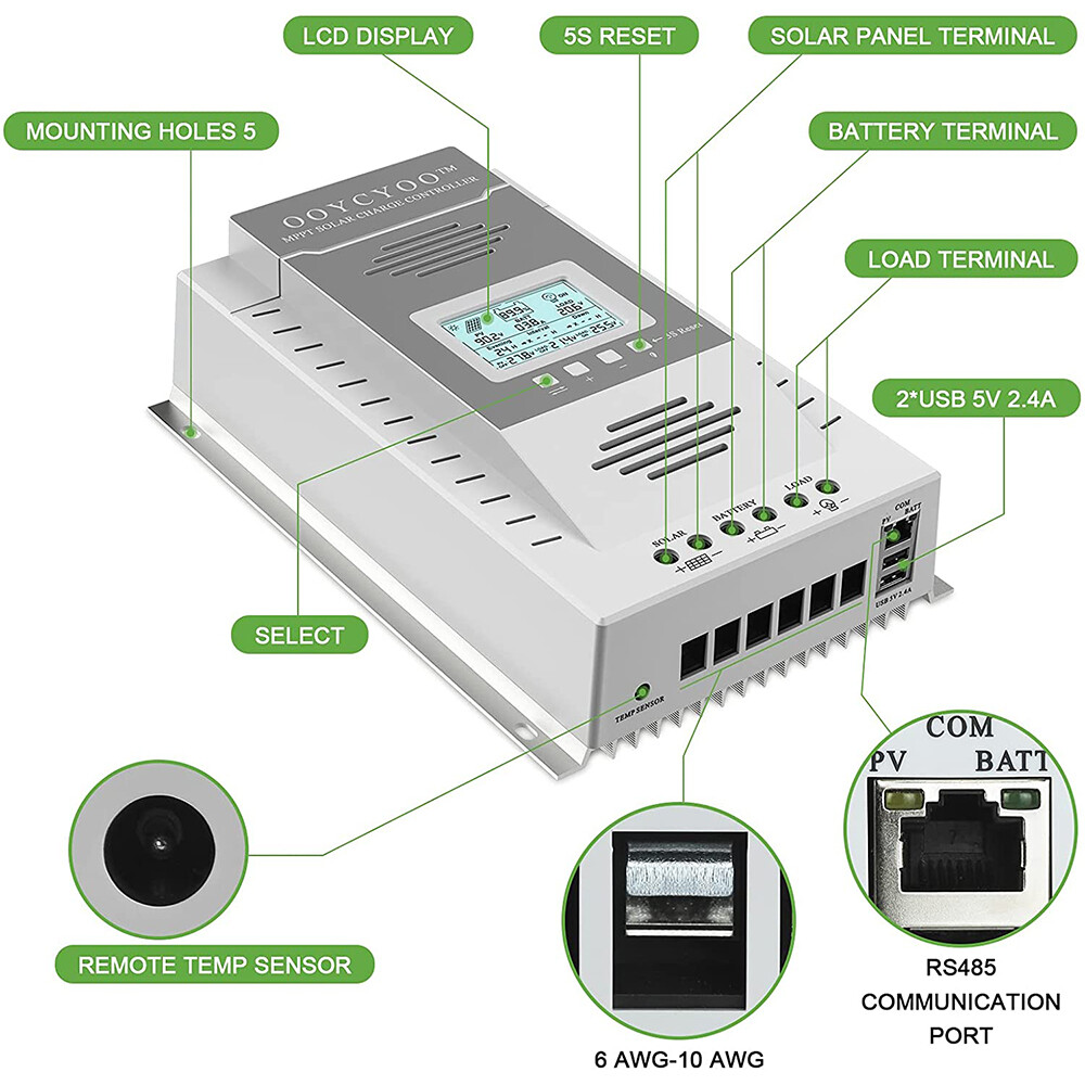 Controlador de Carga MPPT Ooyc - Solar Panel Monocrystalline avaliação e preço
