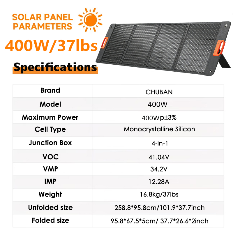 Painel Solar Dobrável de 200W, - Solar Panel Monocrystalline avaliação e preço