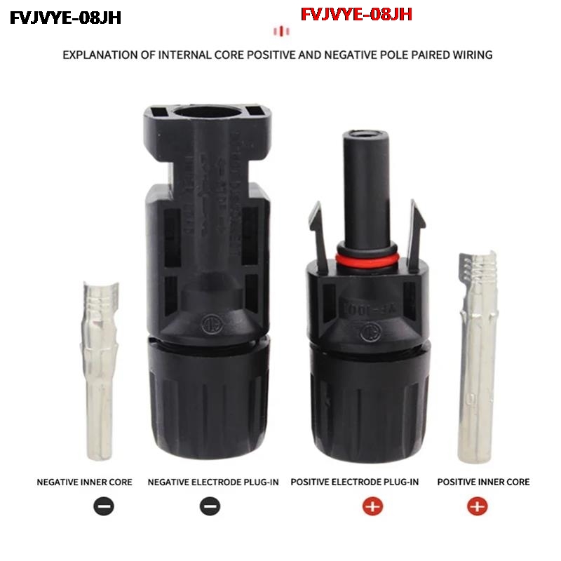 Kit de conector solar fotovolt - Solar Cable Mc4 Connector avaliação e preço